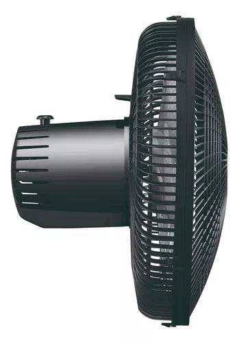 Imagem 8 de 9 de Ventilador de Mesa Turbo 30cm Maxi Power 6 Pás Silencioso Preto e Cinza 3 Velocidades Inclinável Potente